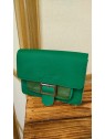 Sac en cuir vert ELEANOR - SORUKA
