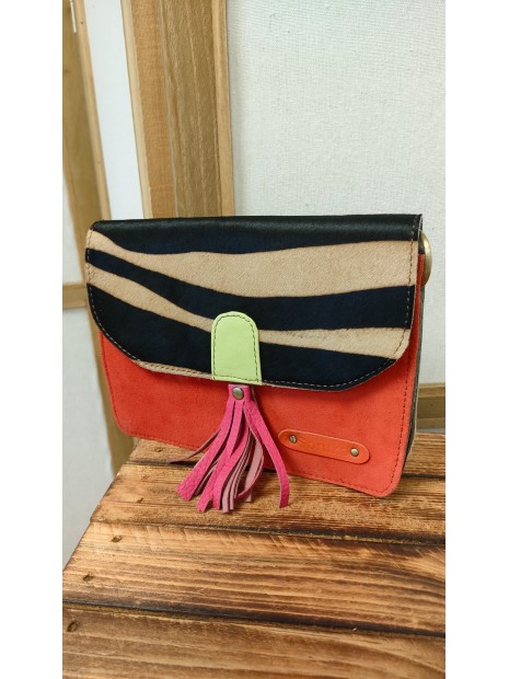 Sac en cuir CLAIRE NOIR - SORUKA