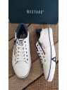 Baskets blanches homme 26M0211004 WHITE - MUSTANG