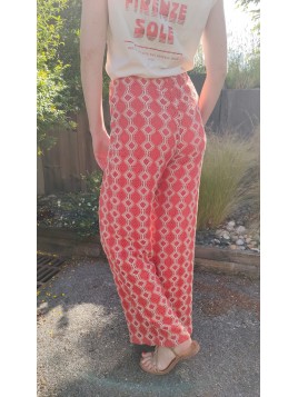 Pantalon corail femme P260316 9965 - GARCIA