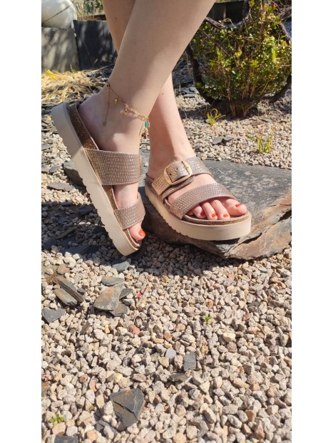 Mules femme kaki NEIS SUKA - LES PETITES BOMBES