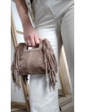 Sac en cuir taupe