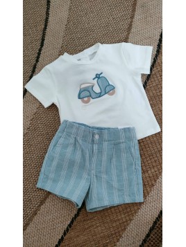 Ensemble short + T-shirt garçon 1227 097 - MAYORAL