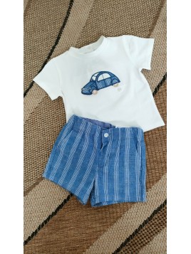 Ensemble short + t-shirt bébé garçon 1227 096 - MAYORAL