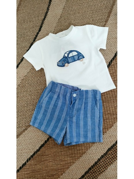 Ensemble short + t-shirt bébé garçon 1227 096 - MAYORAL
