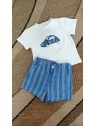 Ensemble short + t-shirt bébé garçon 1227 096 - MAYORAL