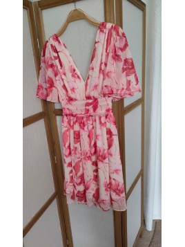 Robe courte rose 261-RALAM.F 900 - MORGAN