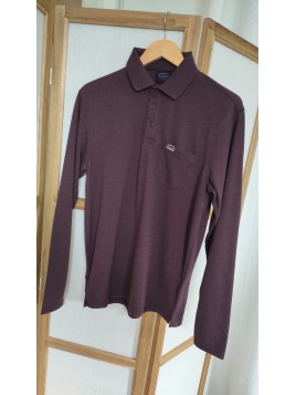 Polo manches longues homme raisin STAPLE XRAHR - OXBOW