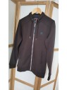 Sweat zippé marron homme OLAGO 8221 - LE TEMPS DES CERISES