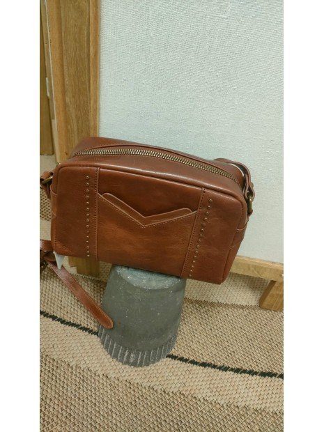 Sac cognac A1334-1