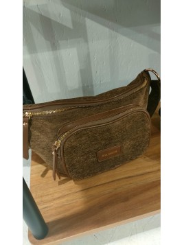 Sac banane marron A1298-3