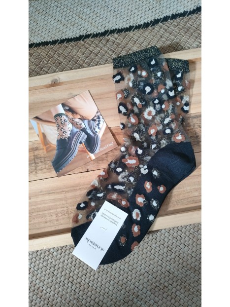 Chaussettes transparentes femme HORSESHOE BEND GOLD - ATELIER ST EUSTACHE