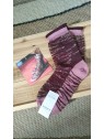 Chaussettes transparentes femme ORESUND BORDEAUX - ATELIER ST EUSTACHE