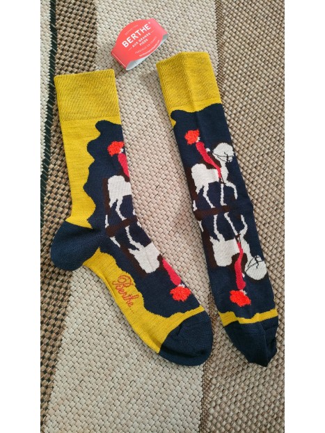 Chaussettes cavalier homme BAG26H 2 - BERTHE AUX GRANDS PIEDS