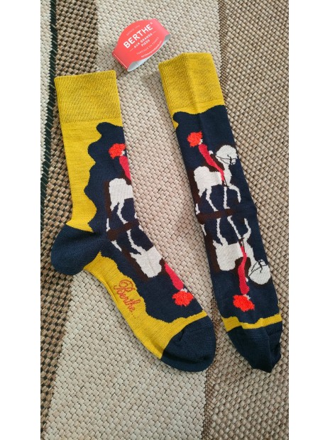 Chaussettes cavalier homme BAG26H 2 - BERTHE AUX GRANDS PIEDS