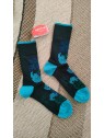 Chaussettes bleues homme BAG26H 1 - BERTHE AUX GRANDS PIEDS