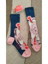 Chaussettes cavalière femme BAG26F 1 - BERTHE AUX GRANDS PIEDS