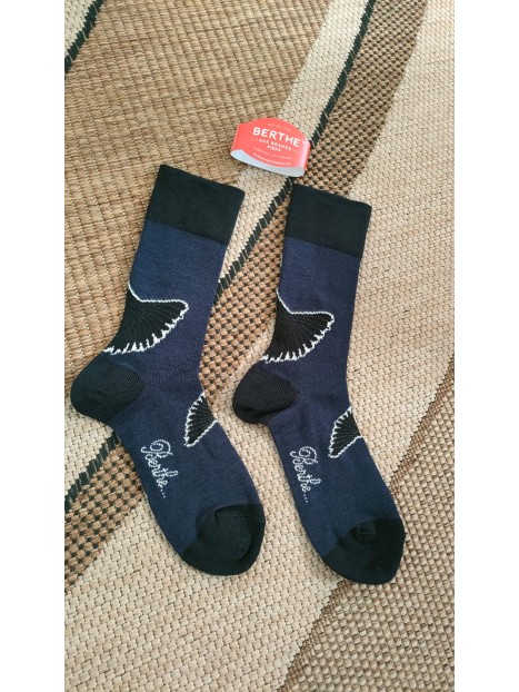 Chaussettes Grue sauvage femme BAG26F 4 - BERTHE AUX GRANDS PIEDS