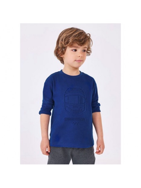 T-shirt manches longues enfant garçon bleu 4020 031 - MAYORAL