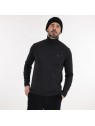 Pull homme col roulé noir chiné Perol OXV931137 XNOCH - OXBOW