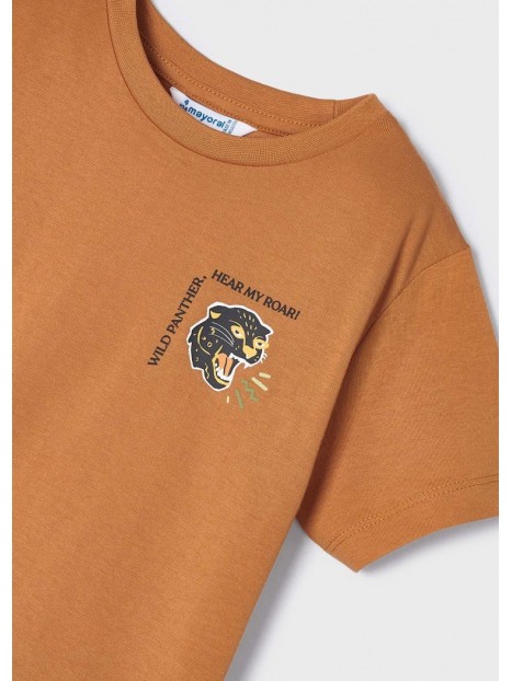 T-shirt garçon orange 3009 068 1 - MAYORAL