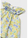 Robe bébé imprimé floral jaune 1808 010 - MAYORAL